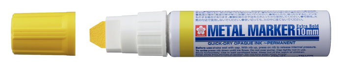 Sakura Marqueur de Métal Extra Grande 10 mm Jaune Sakura Marqueur de Métal Extra Grande 10 mm Jaune